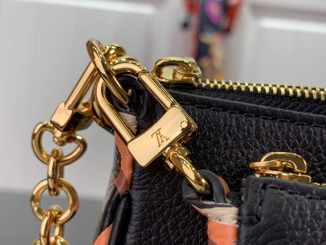 LV M45777 Louis Vuitton M80447 M80399 Multi Pochette Accessoires Bag Black