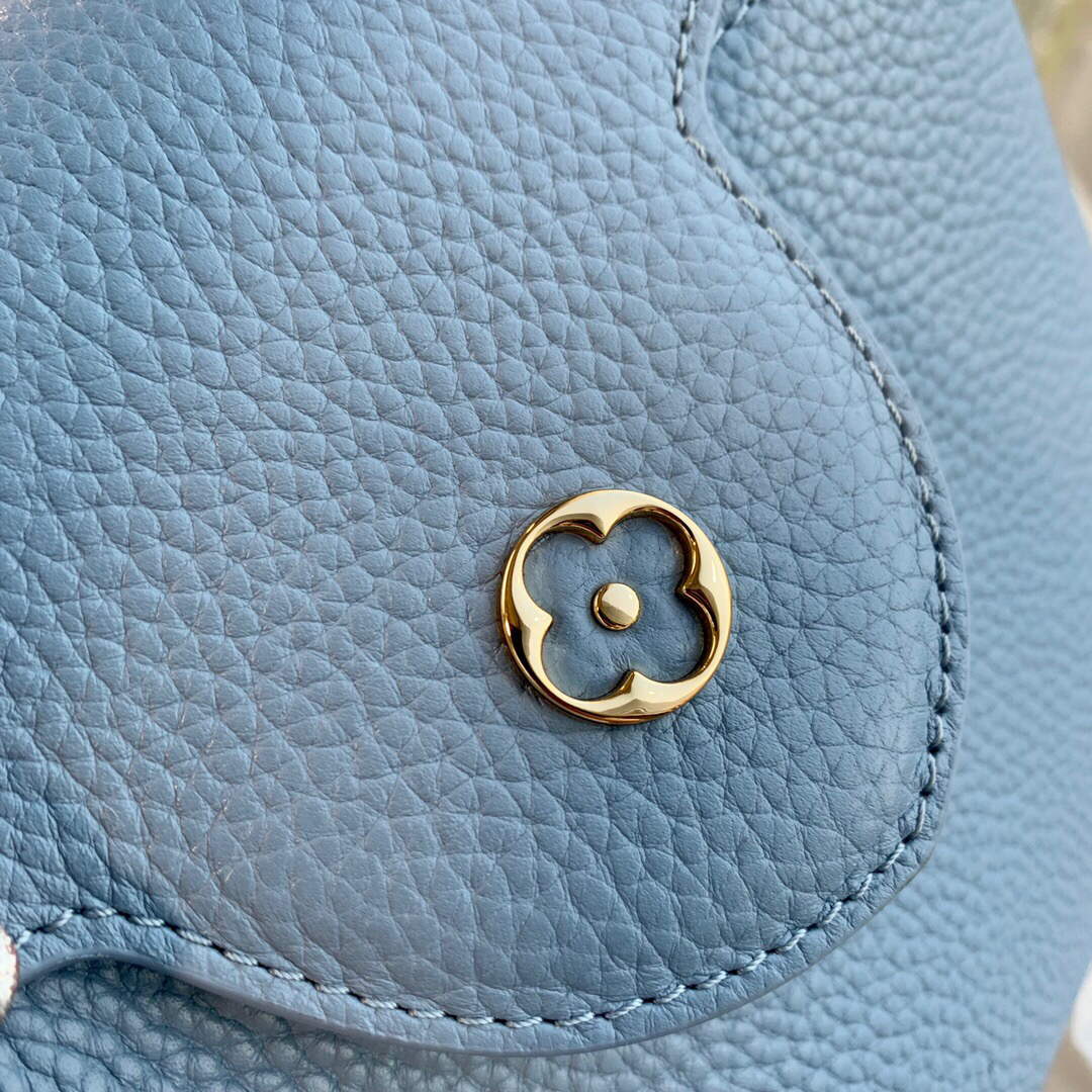 LV M59512 Louis Vuitton Capucines BB Bag Iris Purple/Cr��me