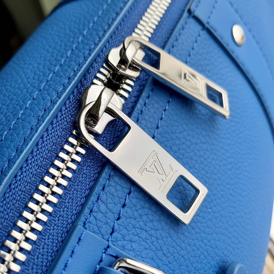 LV M22486 Louis Vuitton City Keepall Travel Bag Bright Blue