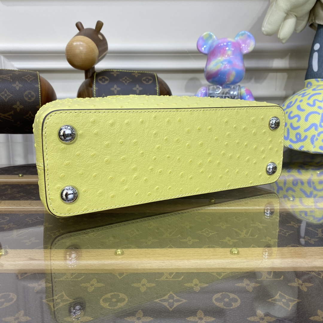 LV N81523 Louis Vuitton Capucines BB Handbag lemon yellow