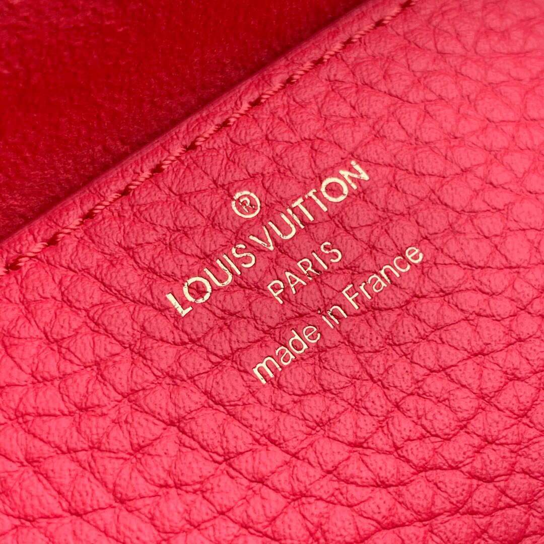 LV M58688 Louis Vuitton Twist MM Leathers Handbag Pondichery Pink