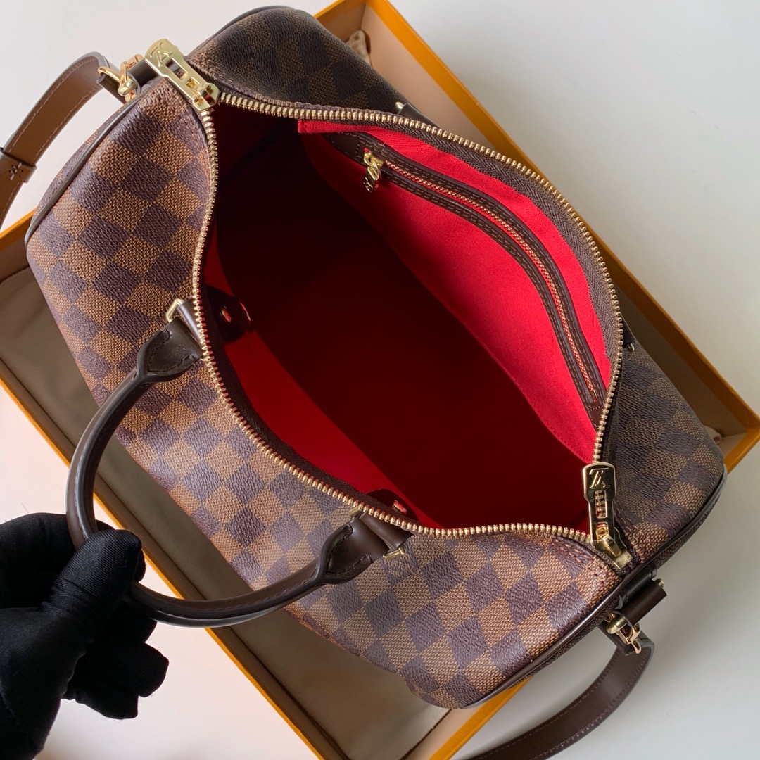 Louis Vuitton N41367 LV Speedy 30 Bag Damier Ebene Canvas