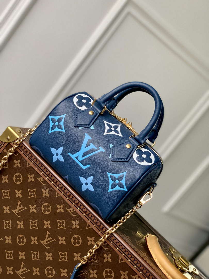 LV M46517 Louis Vuitton Speedy Bandouli��re 20 Gradient Blue