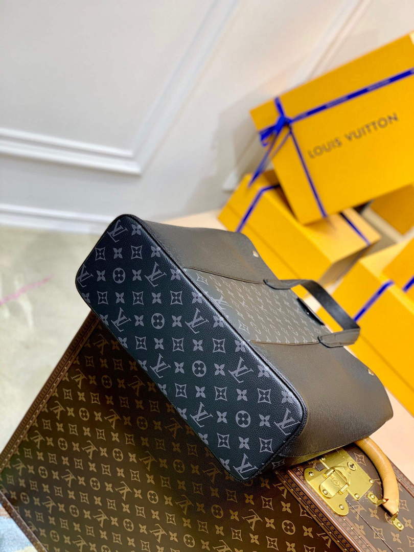 LV M30431 Louis Vuitton Split Tote Eclipse Black