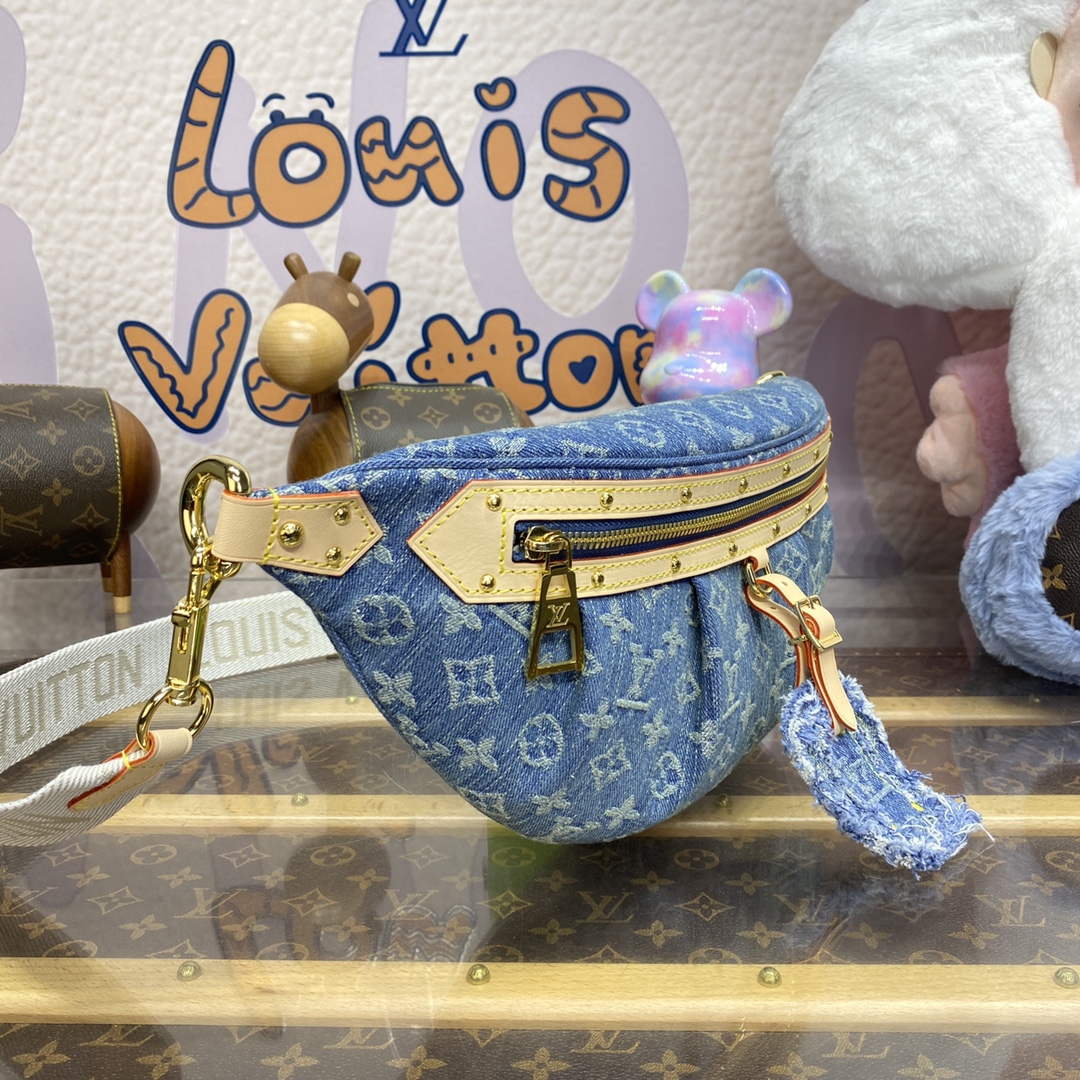 LV M46837 Louis Vuitton Venice High Rise Bumbag Monogram Denim