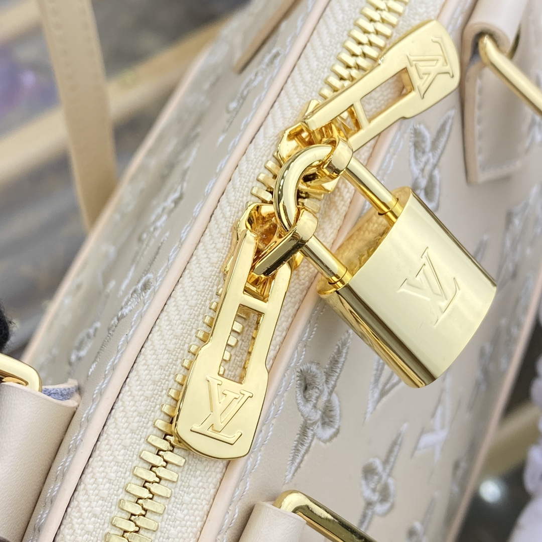 LV M22878 Louis Vuitton Alma BB Handbag White