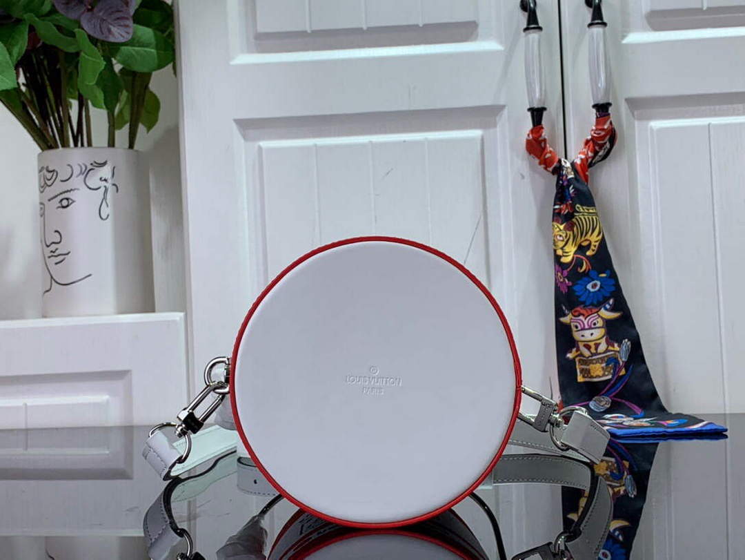 LV M81595 Louis Vuitton LV Paint Can Bag Red