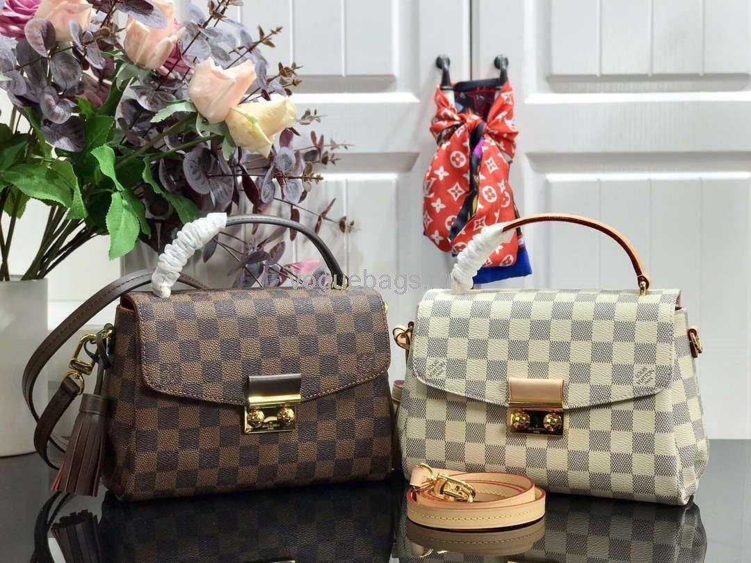 LV M41581 Louis Vuitton Croisette Damier Azur N53000 Bag