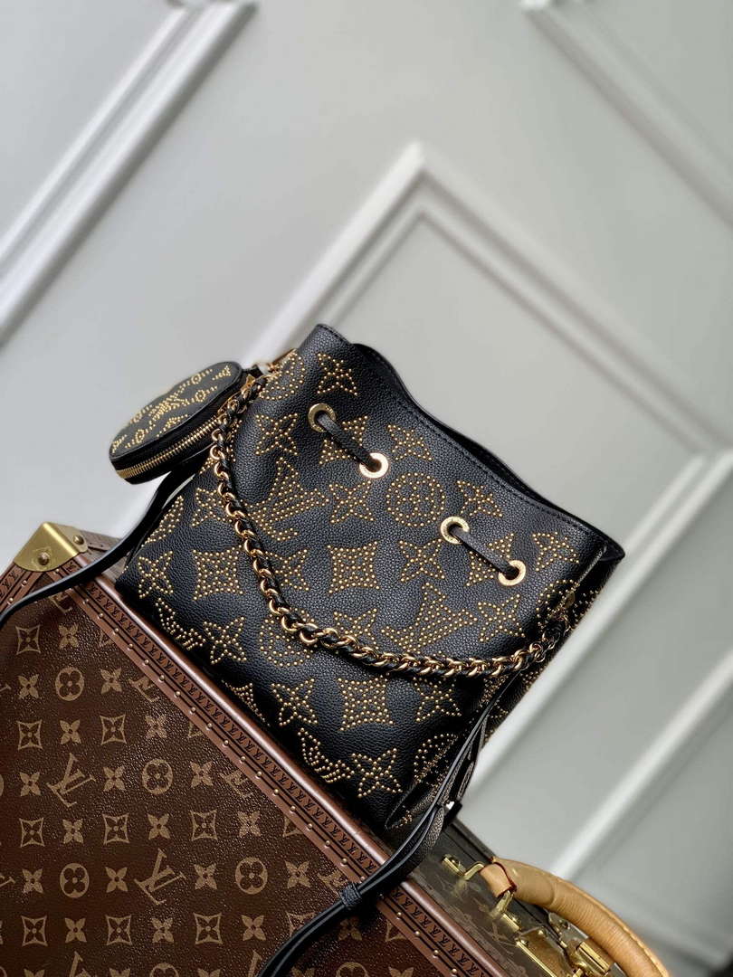 LV M23392 Louis Vuitton Bella Bucket Bag Black