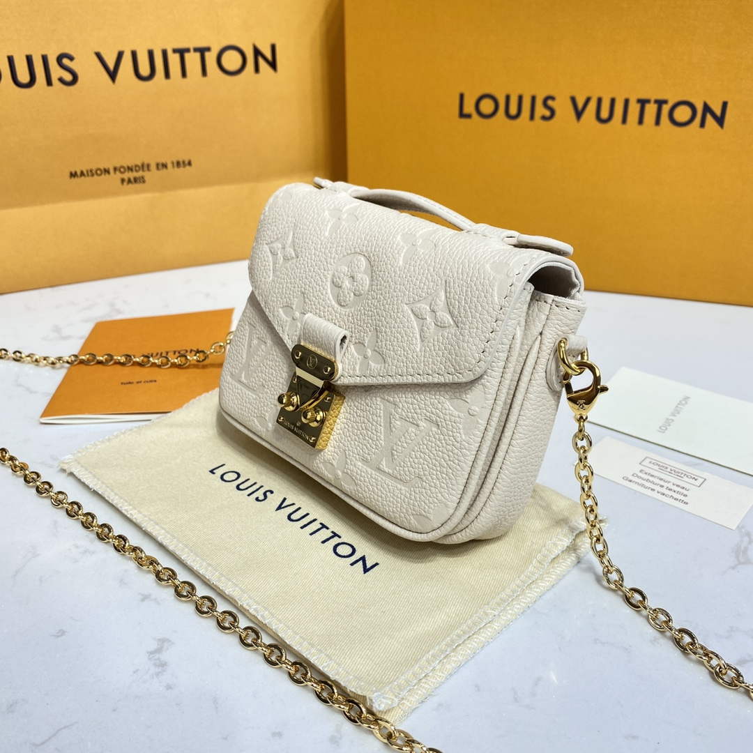 LV M81390 Louis Vuitton Micro M��tis Bag Beige