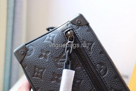 LV M44480 Louis Vuitton Mini Soft Trunk Monogram Black M44735 Bag