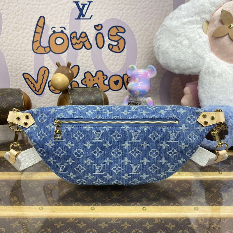 LV M46837 Louis Vuitton Venice High Rise Bumbag Monogram Denim