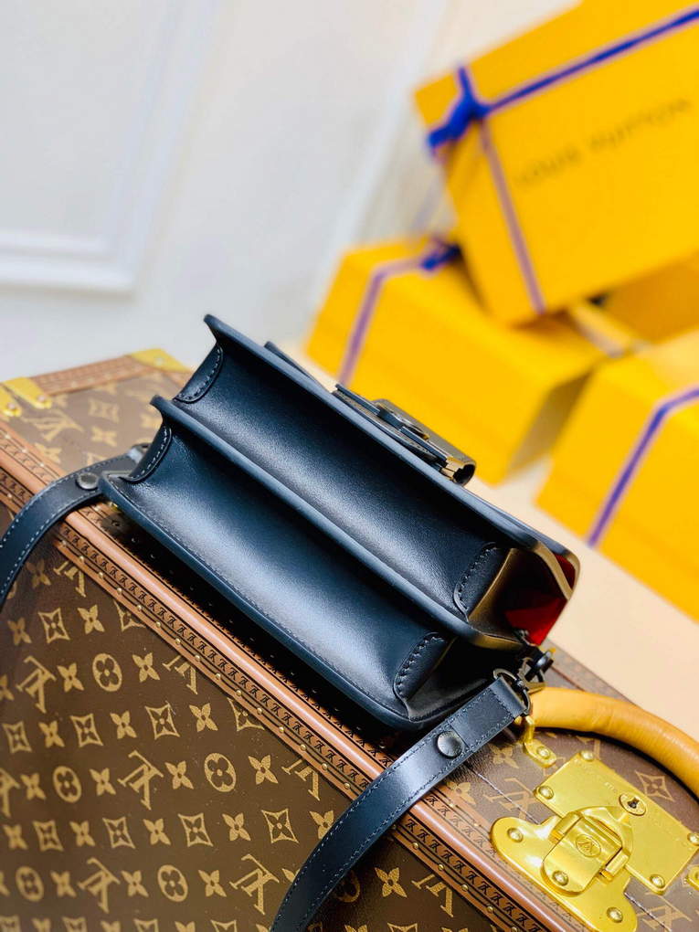 LV M20359 Louis Vuitton Mini Dauphine Handbag Black