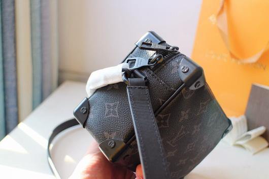 LV M44735 Louis Vuitton Mini Soft Trunk Monogram Eclipse M44480 Bag