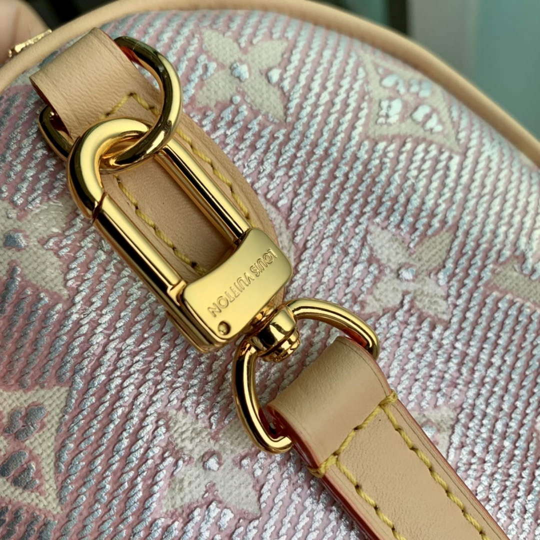 LV M22849 Louis Vuitton Speedy Bandouli��re 20 Handbag Pink
