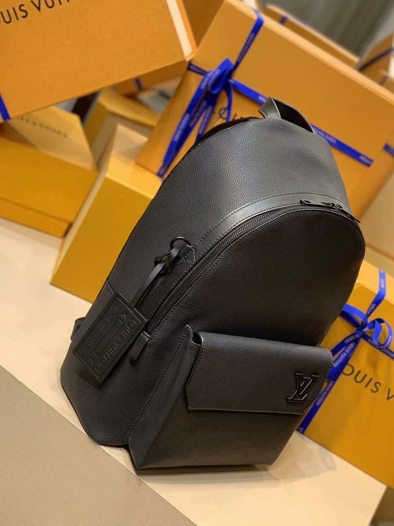 LV M57079 Louis Vuitton Backpack Lv Aerogram Black