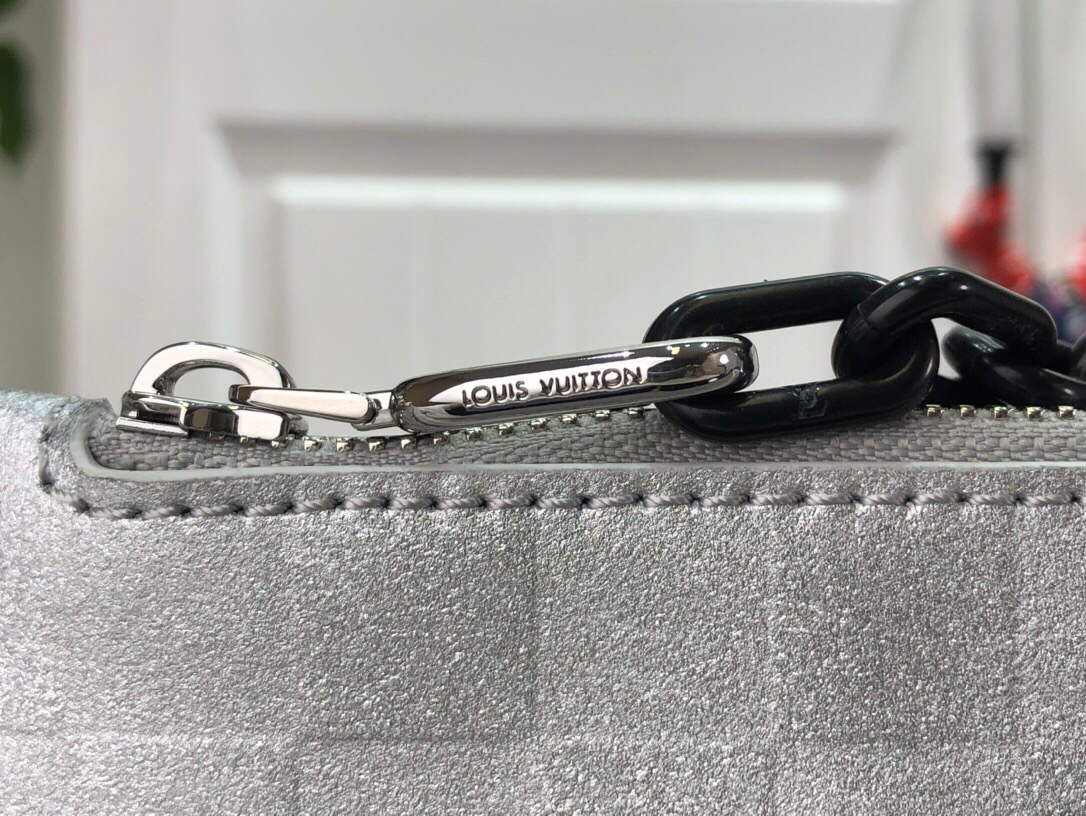 LV M59681 Louis Vuitton In The Loop Trio Pouch Silver