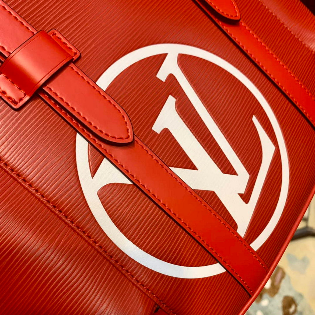 LV M41379 Louis Vuitton LV x Supreme Backpack Orange