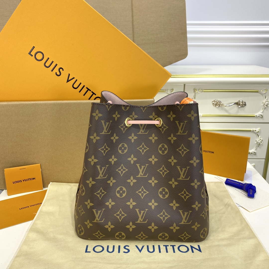 LV M44022 Louis Vuitton MM NONO Bag Monogram Pink