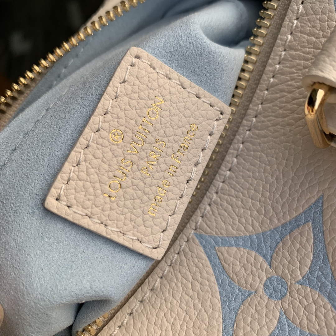 LV M46397 Louis Vuitton Speedy Bandouli��re 20 Handbag Blue