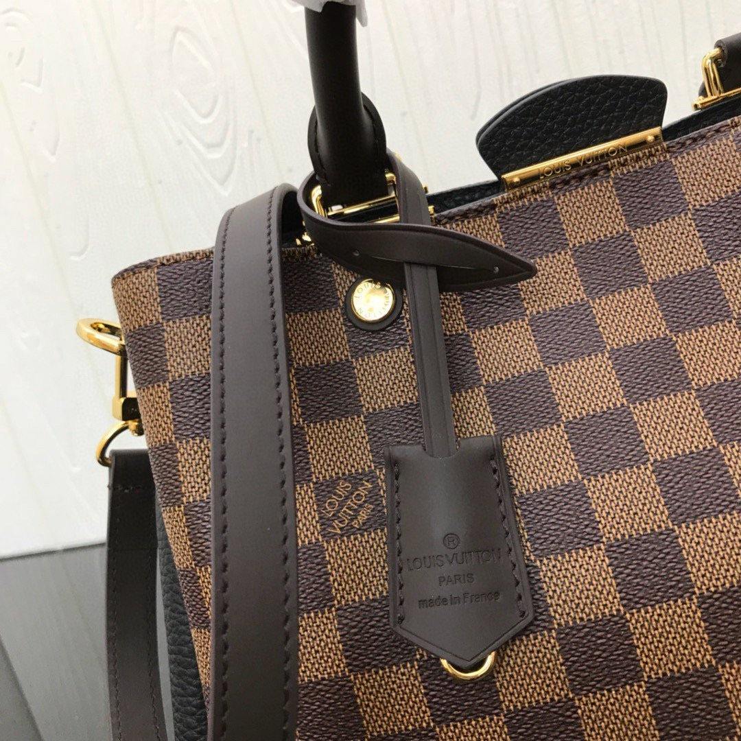 LV N41673 Louis Vuitton N41674 Brittany BB Tote Damier Ebene Black