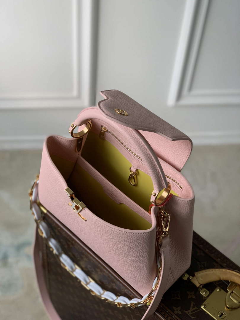 LV M23363 Louis Vuitton Capucines BB Handbag Jasmine Pink