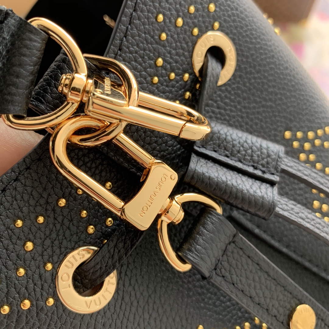 LV M46734 Louis Vuitton N��ono�� BB Bucket Bag Black