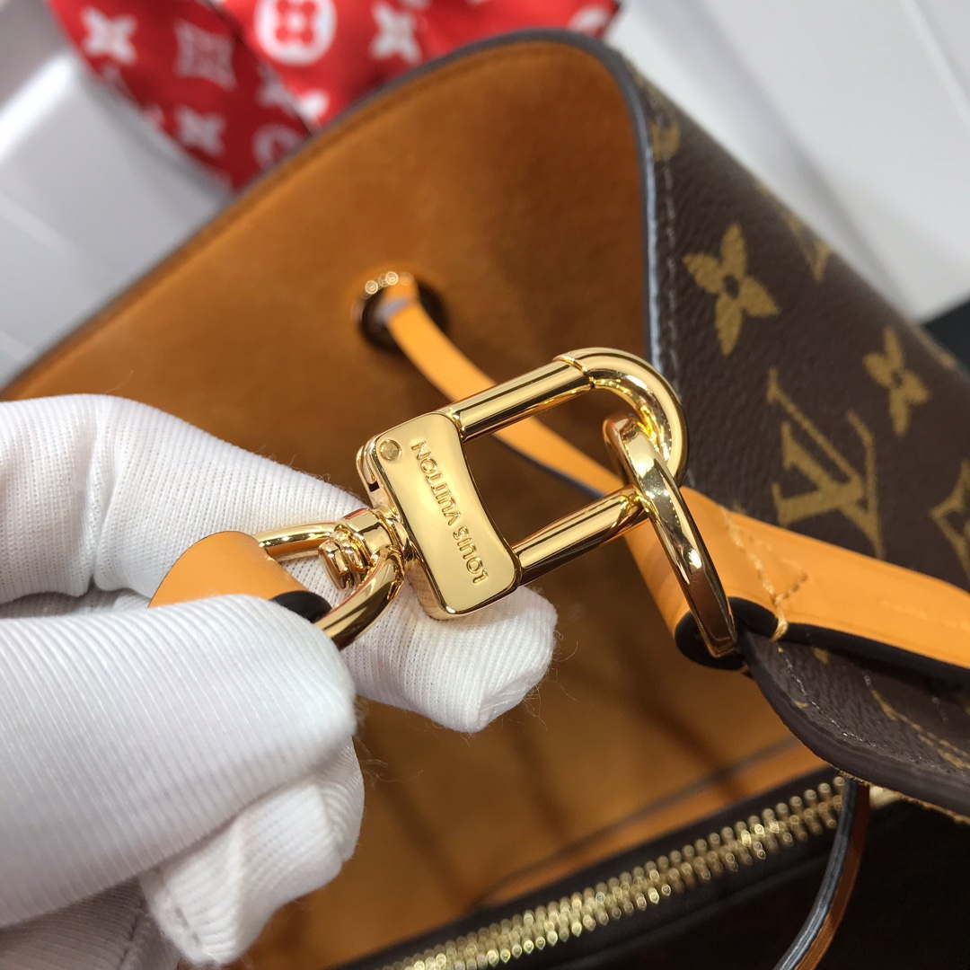 LV M44021 Louis Vuitton NONO MM Bag Monogram Yellow