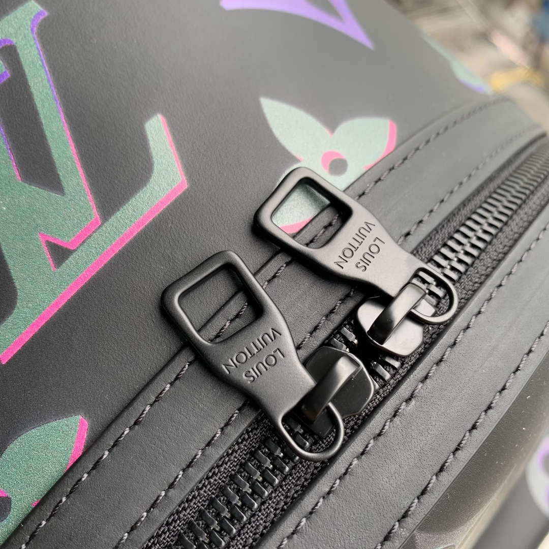 LV M22488 Louis Vuitton Comet Backpack Bag Black Borealis