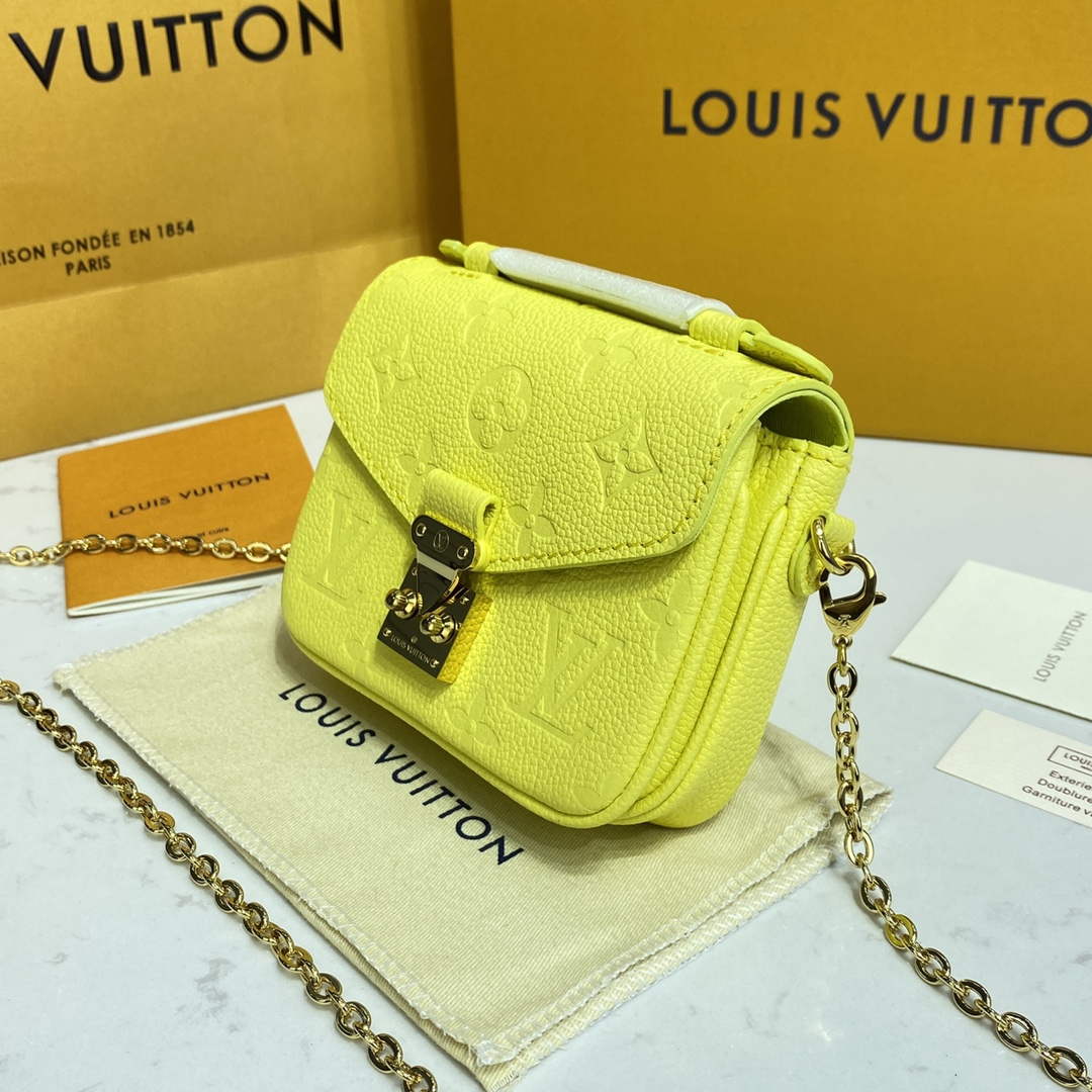 LV M81407 Louis Vuitton Micro M��tis Bag Yellow