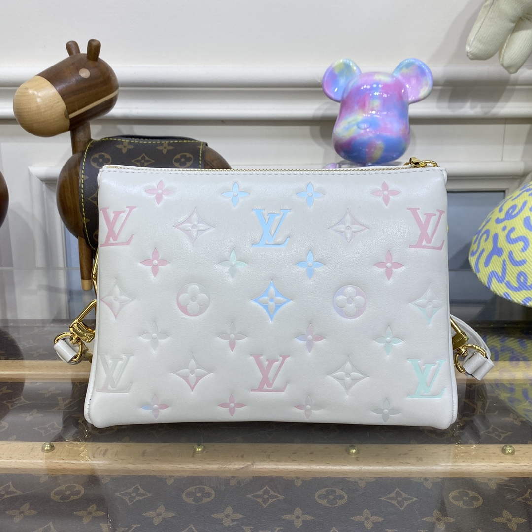 LV M22993 Louis Vuitton Coussin BB Handbag Quartz   Multicolor