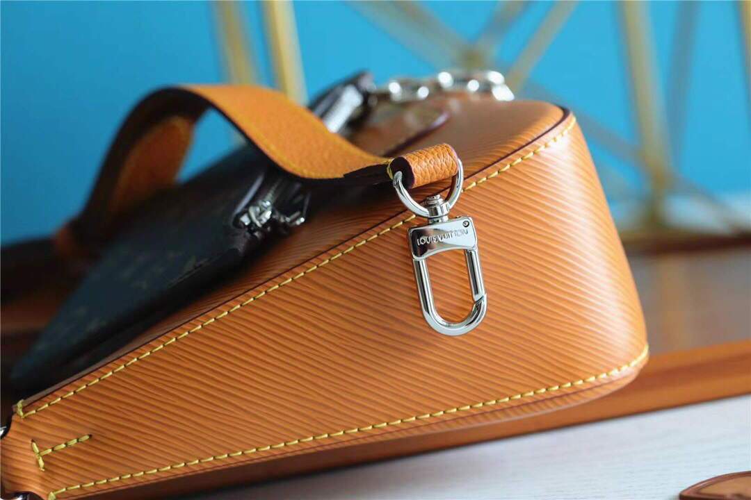 LV M80794 Louis Vuitton Marelle Epi Handbag M80689 M80688 Honey Gold