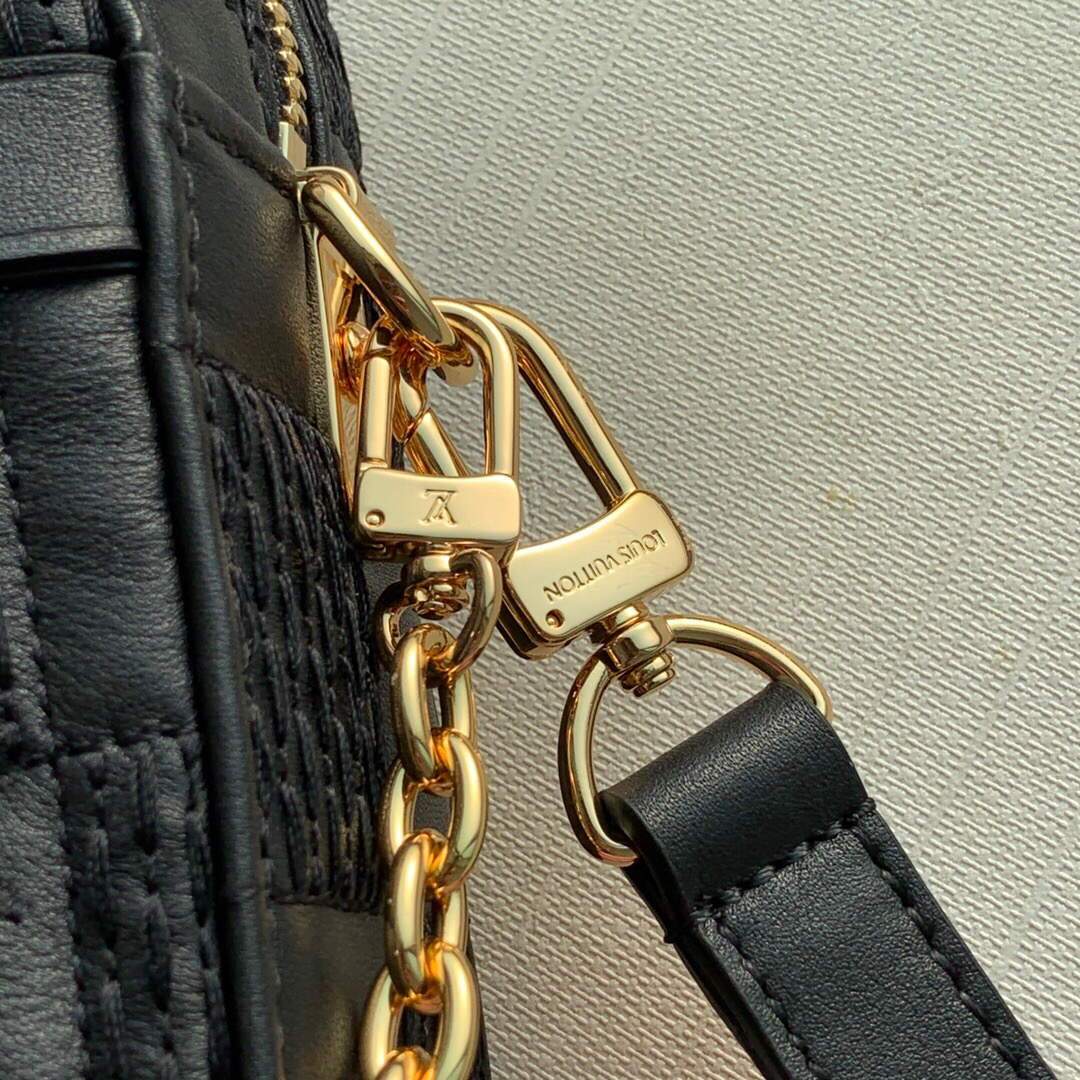 LV M59116 Louis Vuitton M59115 Troca PM Shoulder Bag Black