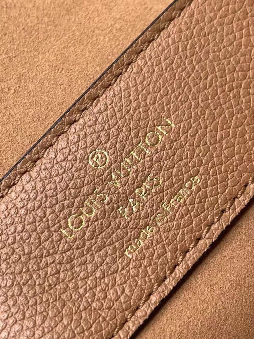 LV M56645 Louis Vuitton Lockme Ever BB Handbag M56321 Caramel Brown