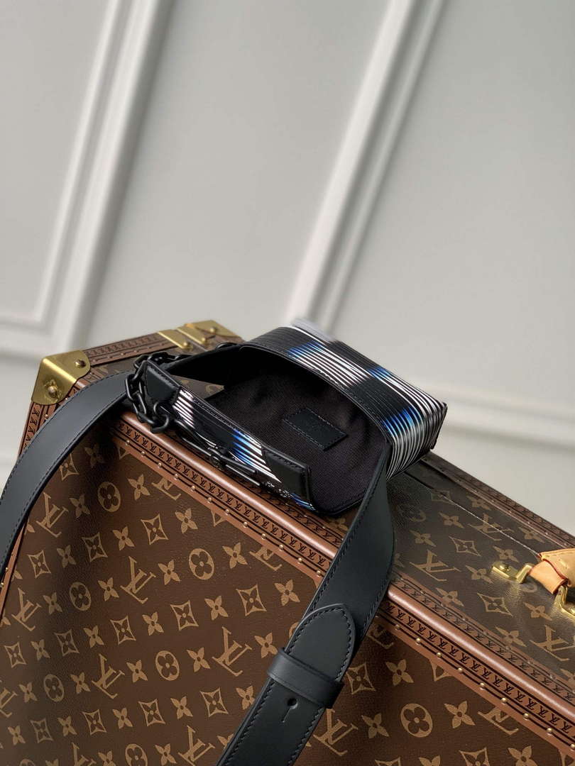 LV M82817 Louis Vuitton Micro Steamer Bag Blue Moon