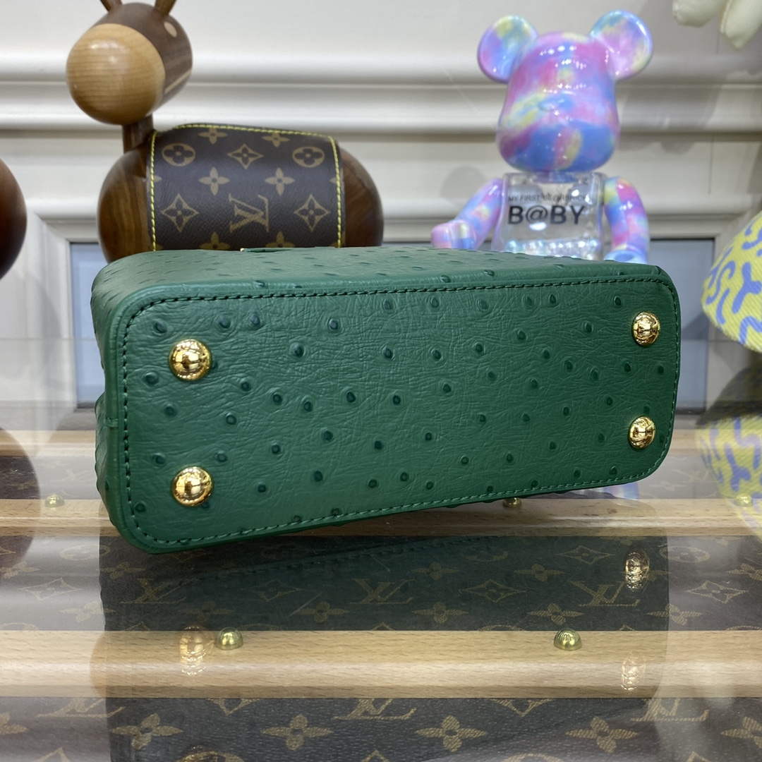 LV N93075 Louis Vuitton Capucines Mini Handbag Mint Green