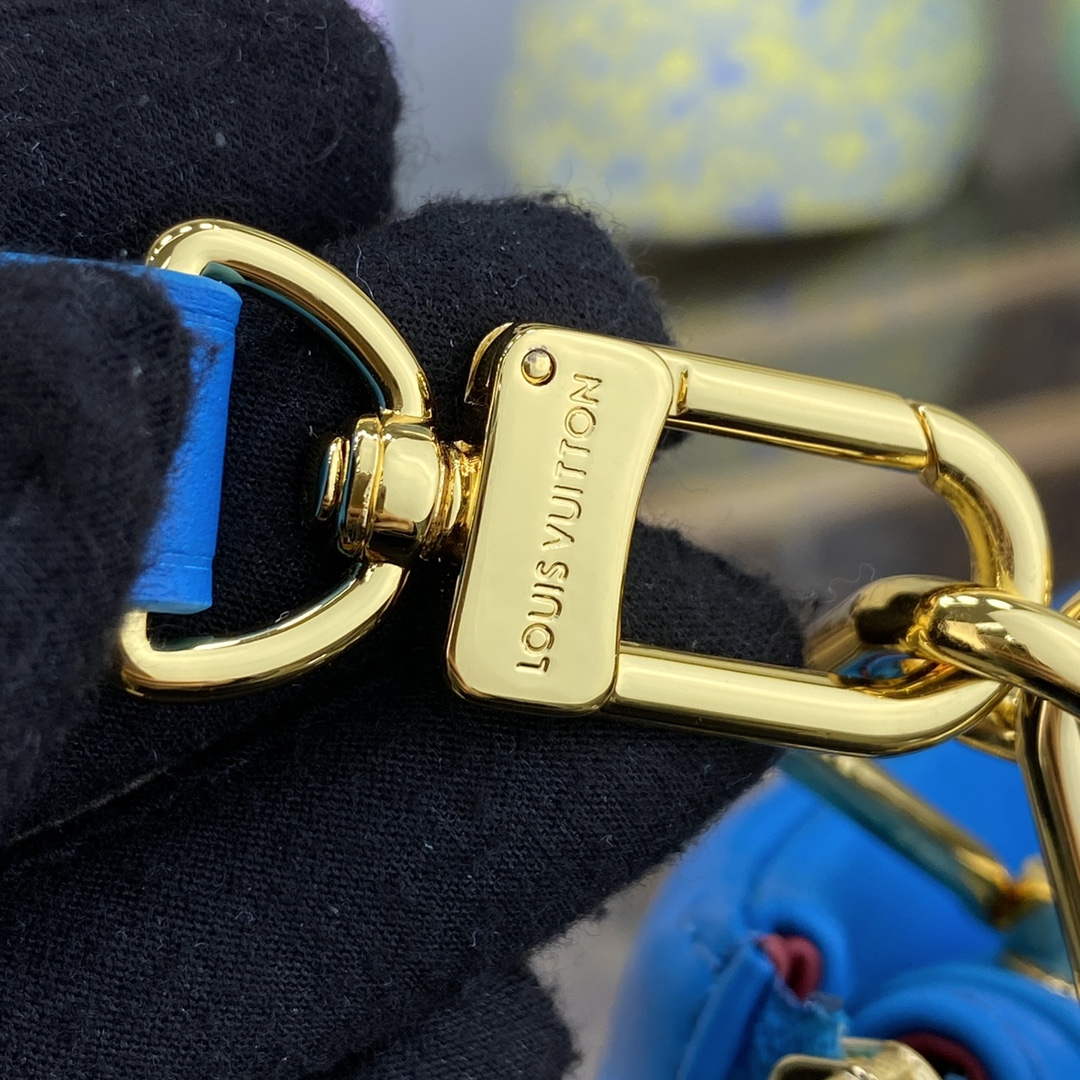 LV M21773 Louis Vuitton Coussin PM Handbag Blue