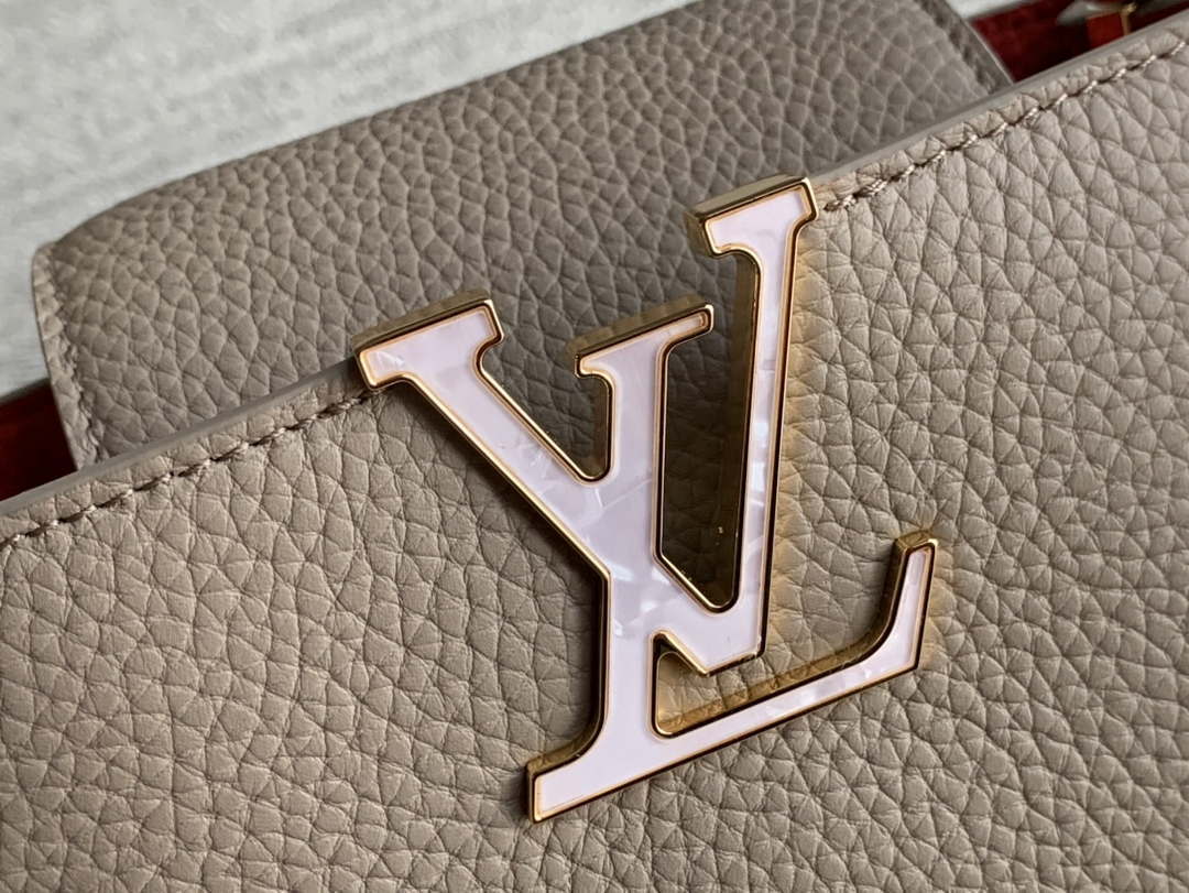 LV M22121 Louis Vuitton Capucines Mini Handbag Gray