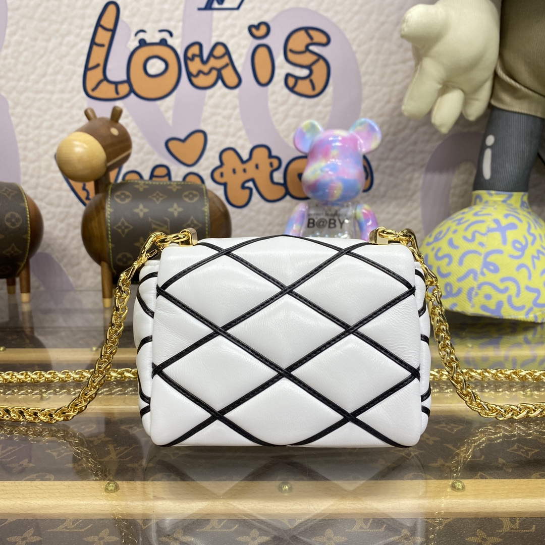 LV M23762 Louis Vuitton Pico GO-14 Bag Black/White
