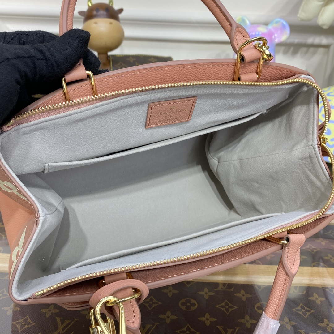 Louis Vuitton LV M58916 Petit Palais Bicolor Monogram empreinte leather Pink