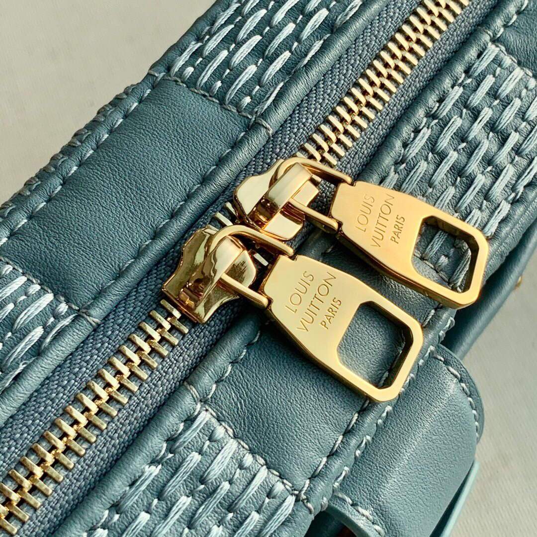 LV M59115 Louis Vuitton M59116 Troca PM Shoulder Bag Glacier Blue