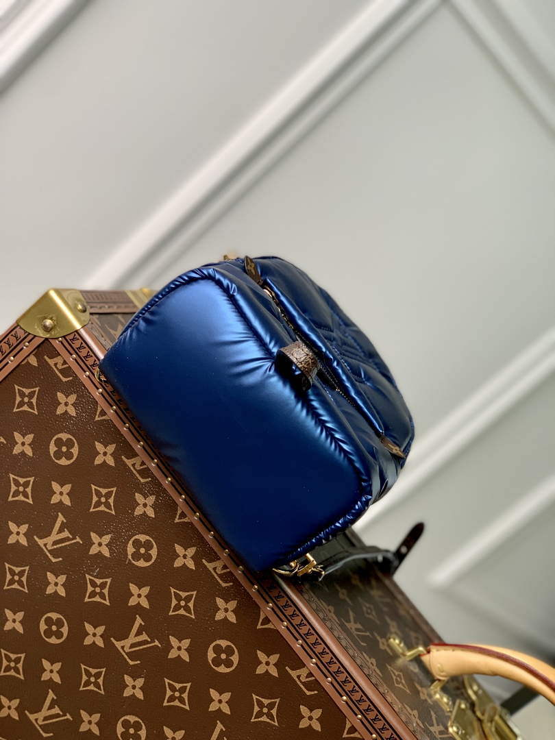 LV M21060 Louis Vuitton Palm Springs Mini Backpack Navy Blue