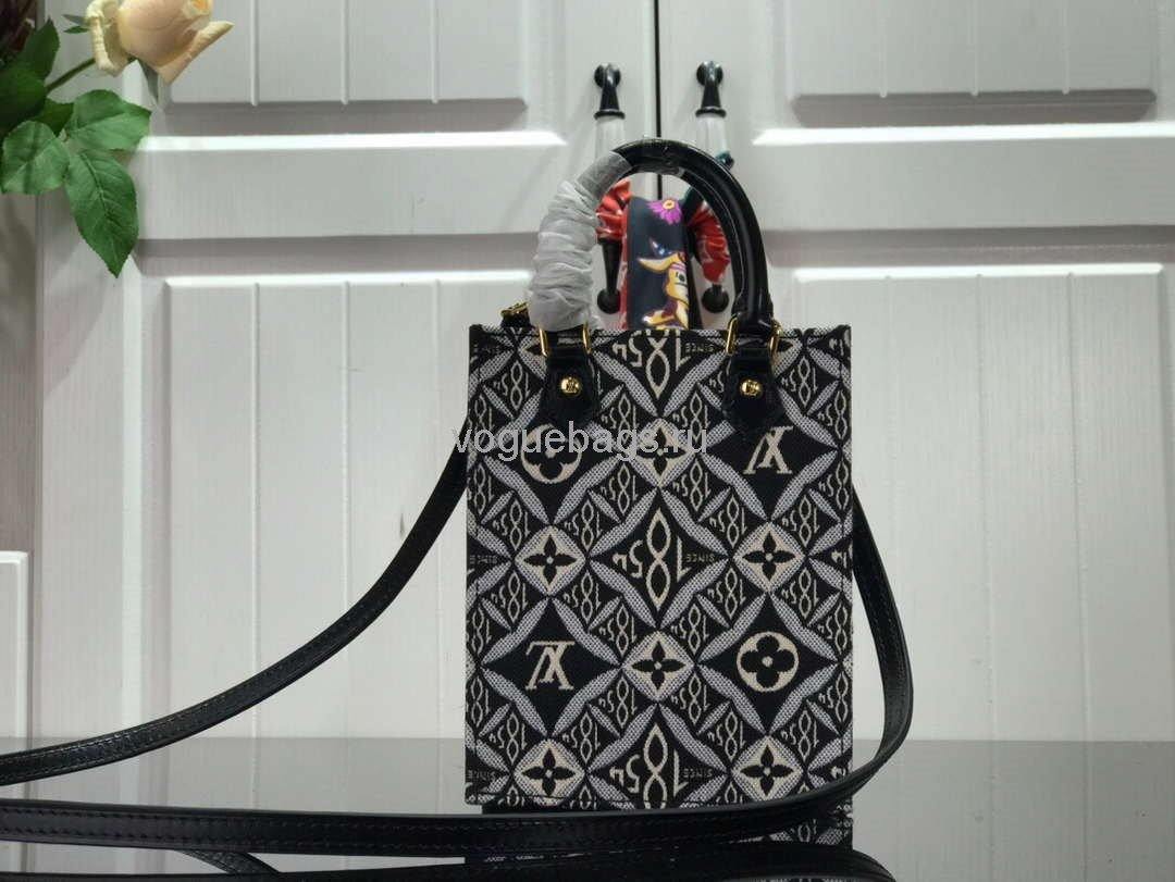 LV M69846 Louis Vuitton Since 1854 Petit Sac Plat Bag Bordeaux Gray