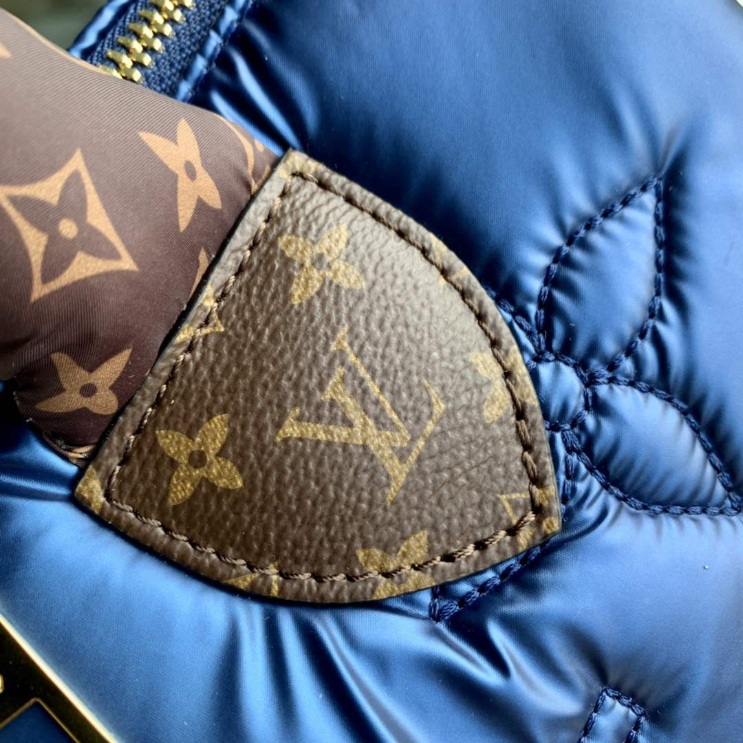 LV M21061 Louis Vuitton Speedy Bandouliere 25 Handbag Navy Blue