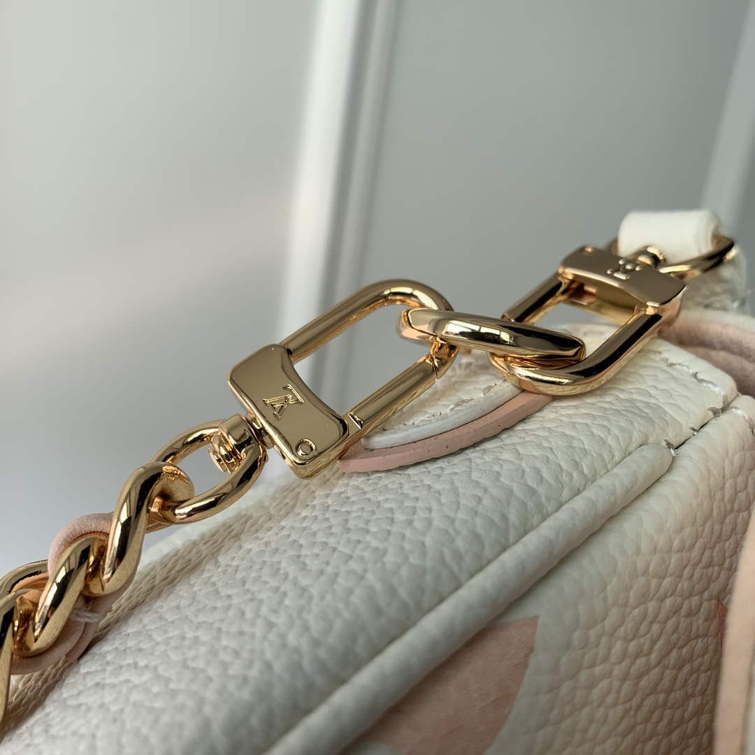 LV M82211 Louis Vuitton Wallet On Chain Ivy Bag Off-white/pink