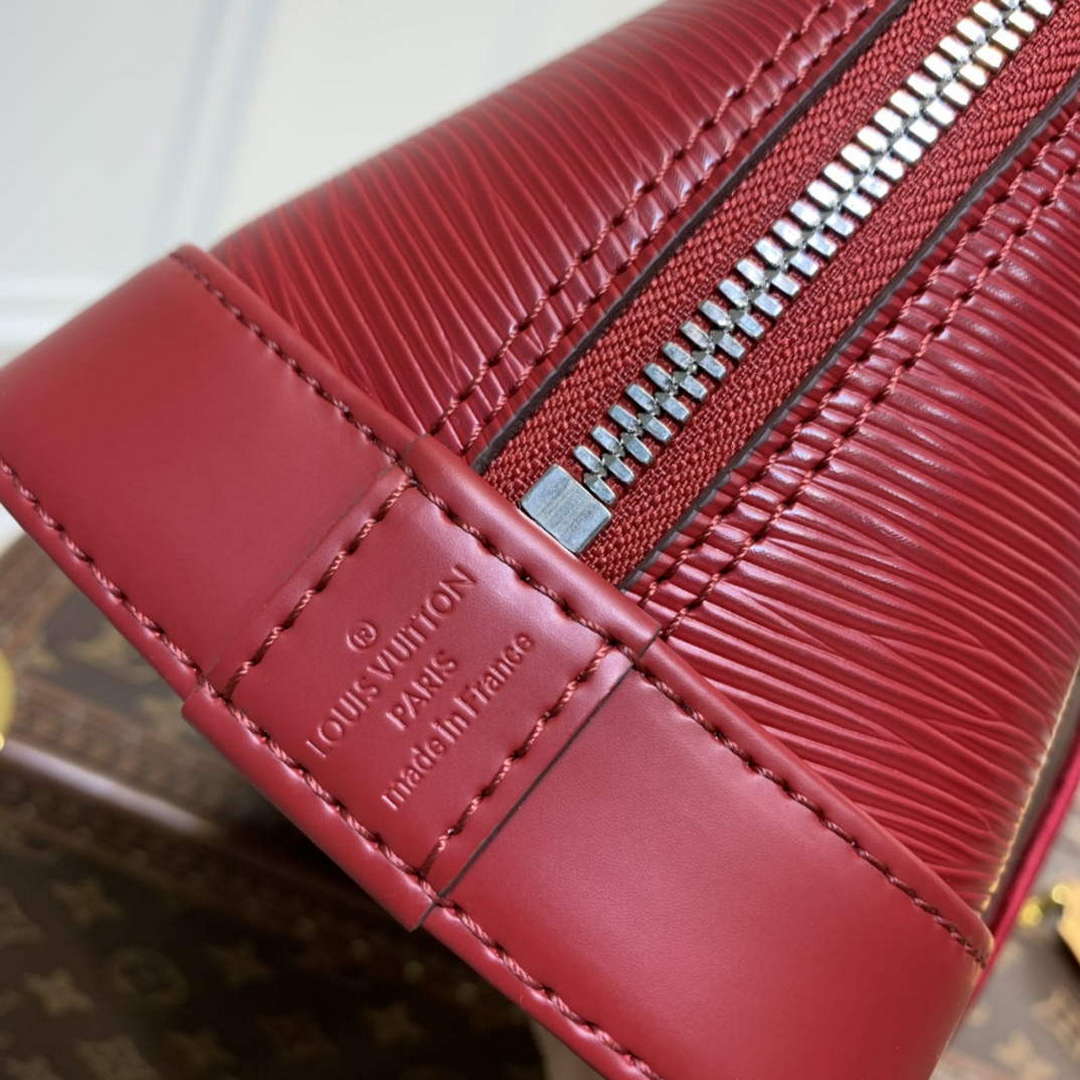 LV M59345 Louis Vuitton Alma BB Bag Red