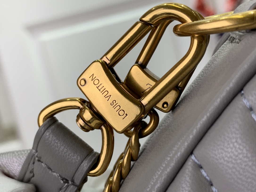 LV M56467 Louis Vuitton New Wave Multi-Pochette Leather M56466 Gray