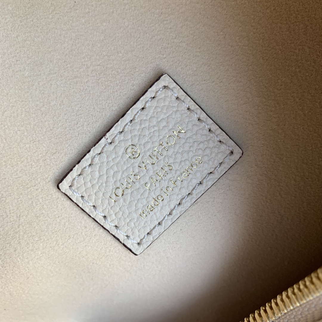 Louis Vuitton LV M46739 Loop Hobo Bag Monogram Empreinte Beige