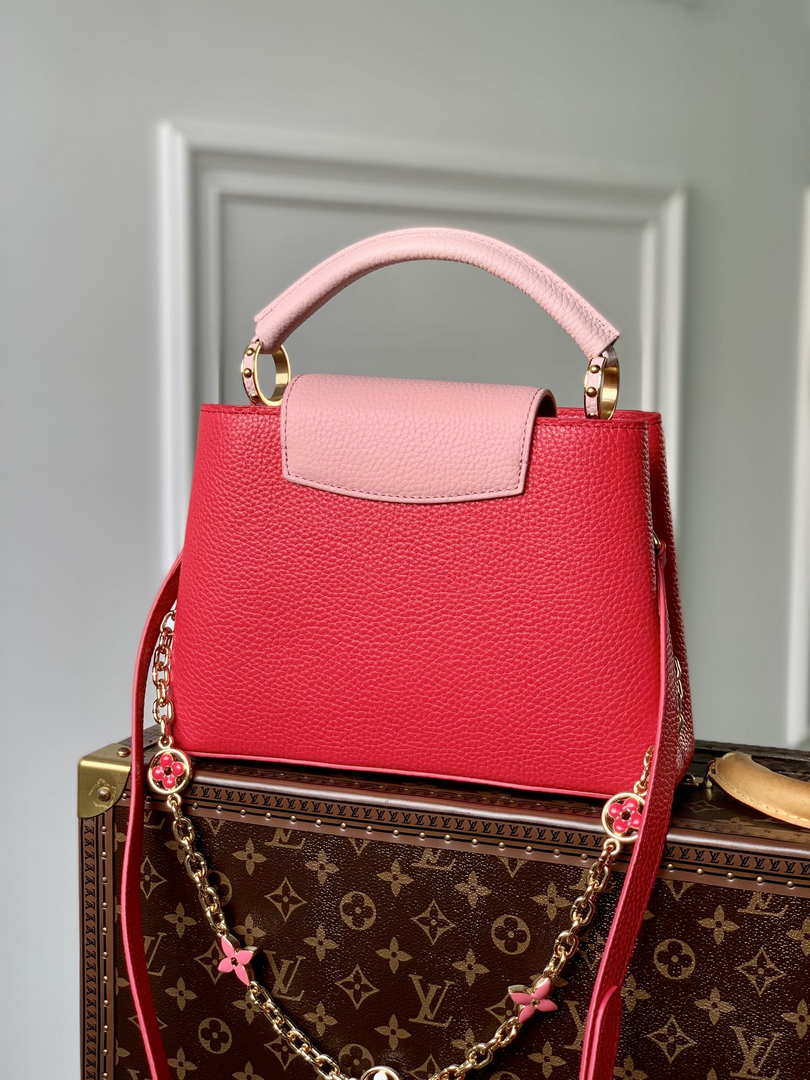 LV M20845 Louis Vuitton Capucines BB Handbag Red