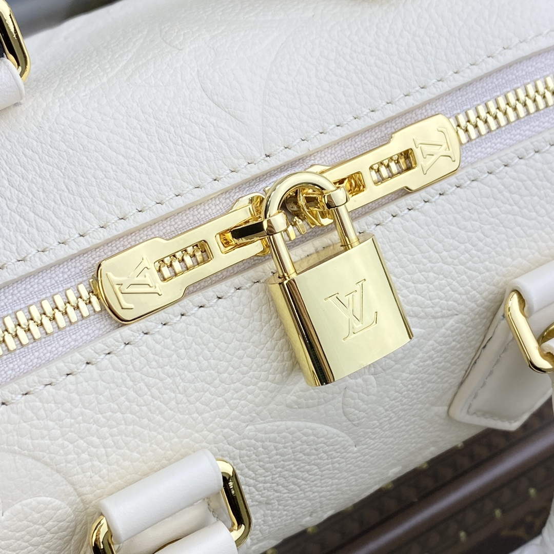 LV M58953 Louis Vuitton Speedy Bandouli��re 20 Bag White